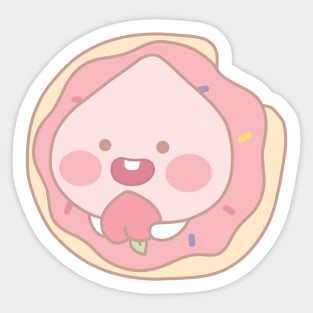 Sweet Donut Baby Apeach | Peach Donut | Doughnut Sticker